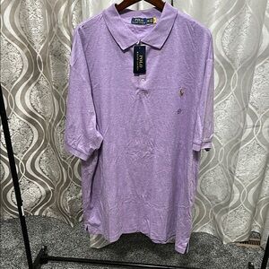 NWT Polo by Ralph Lauren Purple Classic Polo Shirt